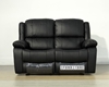 Picture of BRIGHTON  1+2+3 Reclining SOFA RANGE * DARK BROWN AIR LEATHER  - 1S+2S+3S COMBO