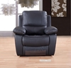 Picture of ABINGTON  1+2+3 Genuine Leather Reclining sofa Range - (Black) - Armchair - 3 Seater