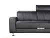 Picture of CASABLANCA GENUINE LEATHER SECTIONAL SOFA *BLACK