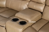 Picture of ARTHUR LeatherGel Sectional Power Recliner *SandStone