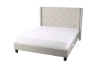 Picture of ELY Linen Upholstered Queen Size Bed Frame