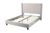 Picture of ELY Upholstered Bed Frame in Double/Queen/King Size (Light Grey)