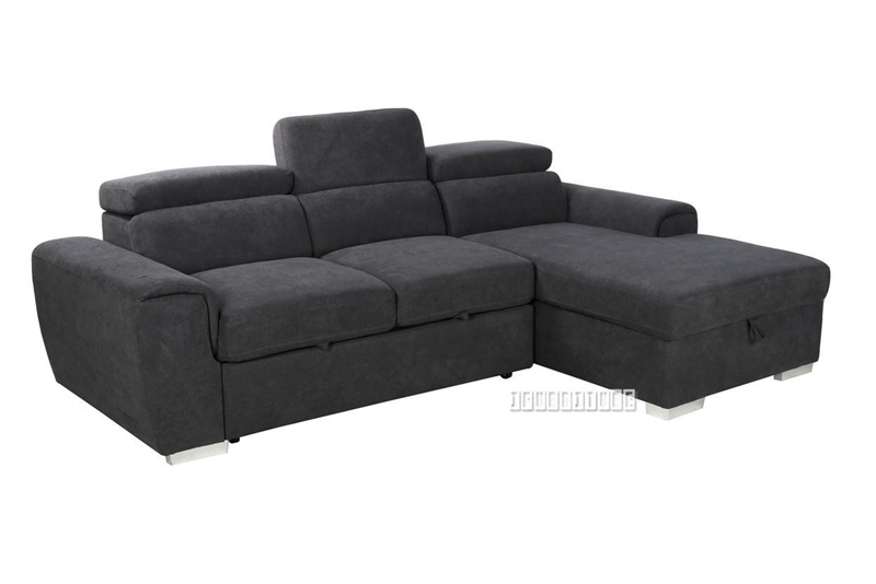 Picture of ELBA SECTIONAL SOFA/ SOFA BED WITH STORAGE * DARK GREY