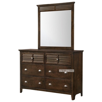 Picture of (FINAL SALE) HARBOR DRESSer & MIRROR * BROWN