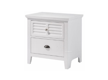 Picture of (FINAL SALE) HARBOR 2-Drawer Bedside Table (White)