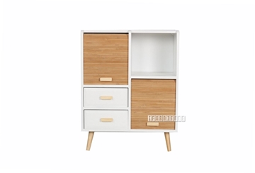 Picture of MANSFIELD 2DRW 2DOOR BAMBOO SMALL CABINET