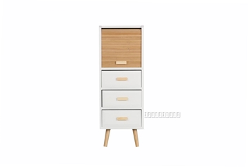 Picture of MANSFIELD 3DRW 1DOOR BAMBOO SMALL CABINET