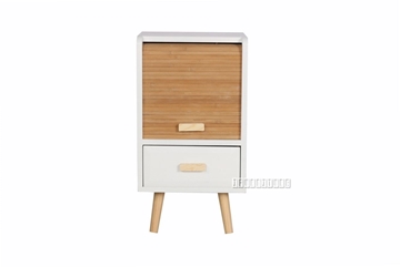 Picture of MANSFIELD 1DRW 1DOOR BAMBOO SMALL CABINET