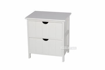 Picture of NORTON 2 DRW SMALL BEDSIDE TABLE * WHITE