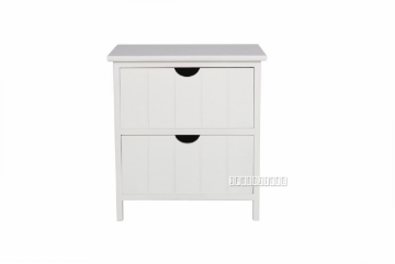 Picture of NORTON 2 DRW SMALL BEDSIDE TABLE * WHITE