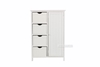Picture of NORTON 4 DRW 1DR SMALL CABINET * WHITE