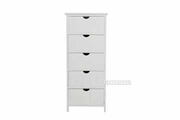 Picture of NORTON 5 DRW SMALL CABINET * WHITE