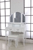 Picture of WALLACE DRESSING TABLE & STOOL * WHITE