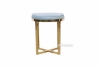 Picture of ROBIN Golden Frame Stool (Blue)