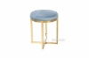 Picture of ROBIN Golden Frame Stool (Blue)