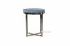 Picture of ROBIN Silver Frame Stool (Blue)