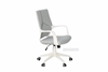 Picture of SUTTON MEDIUM BACK OFFICE CHAIR *WHITE FRAM WITH GREY FABRIC