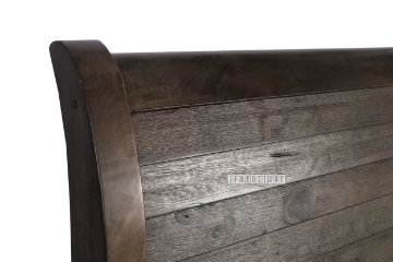 Picture of HEMSWORTH Solid Timber Bed Frame (Dark Grey) - Eastern King Size