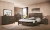 Picture of HEMSWORTH Solid Timber Bed Frame in Queen/Eastern King Size (Dark Grey)