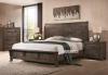 Picture of HEMSWORTH Solid Timber Bed Frame in Queen/Eastern King Size (Dark Grey)