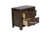 Picture of HEMSWORTH  2-Drawer Solid Timber & Veneer in Rich Nightstand