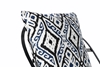 Picture of PAISLEY LOUNGE CHAIR * BLACK/WHITE