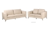Picture of CINDY 3+2 Sofa Range *Genuine Leather (Beige) - 3 Seater
