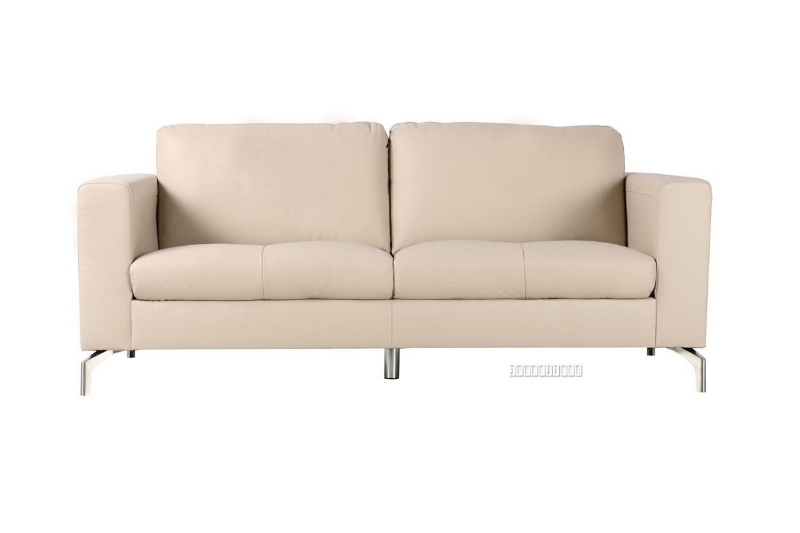 Picture of CINDY 3+2 Sofa Range *Genuine Leather (Beige) - 2 Seater