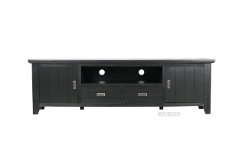 Picture of CAROL Solid Acacia Entertainment/TV Unit (Black)