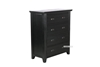 Picture of (FINAL SALE) CAROL SOLID ACACIA Chest *BLACK
