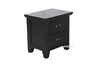 Picture of (Final Sale) CAROL Solid Acacia Nightstand (Black)