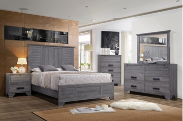 Picture of MORITZ QUEEN/KING SIZE BEDROOM COLLECTION* GREY