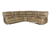 Picture of ARTHUR LeatherGel Sectional Power Recliner *SandStone