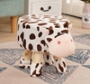 Picture of PLUSH ANIMAL Foot Stool (Cow)