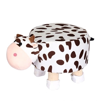 Picture of PLUSH ANIMAL Foot Stool (Cow)