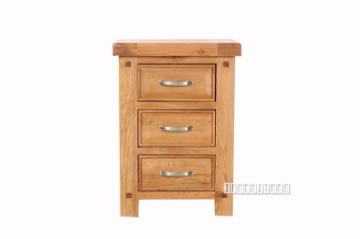 Picture of WESTMINSTER 3-Drawer Solid Oak Bedside Table