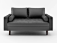 Picture of FAVERSHAM 3+2 Sofa Range (Black) - 2 Seaters (Loveseat)