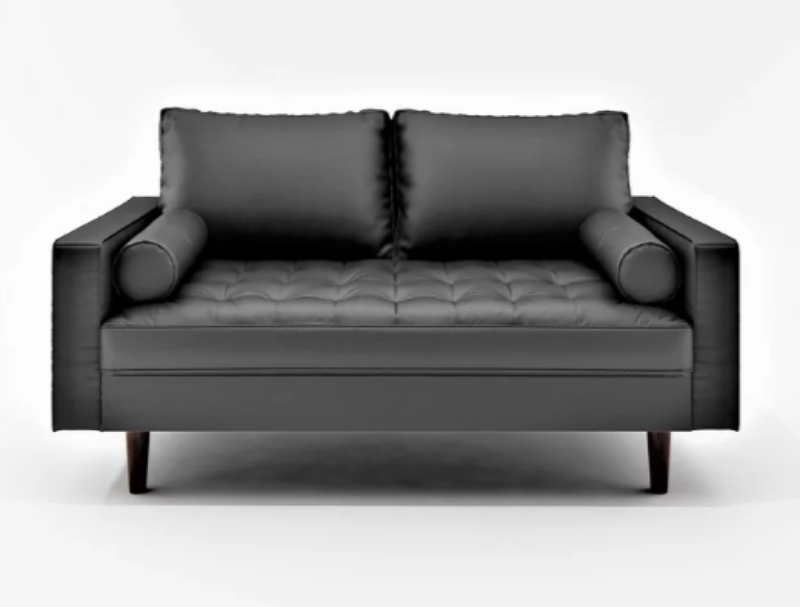 Picture of FAVERSHAM 3+2 Sofa Range (Black) - 2 Seaters (Loveseat)