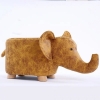 Picture of HARDWOOD Ottoman (Yellow Elephant)