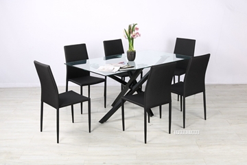 Picture of STUTTGART 160 7PC DINING SET