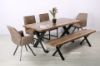 Picture of GALLOP 71" Dining Table with Live Edge (Dark)