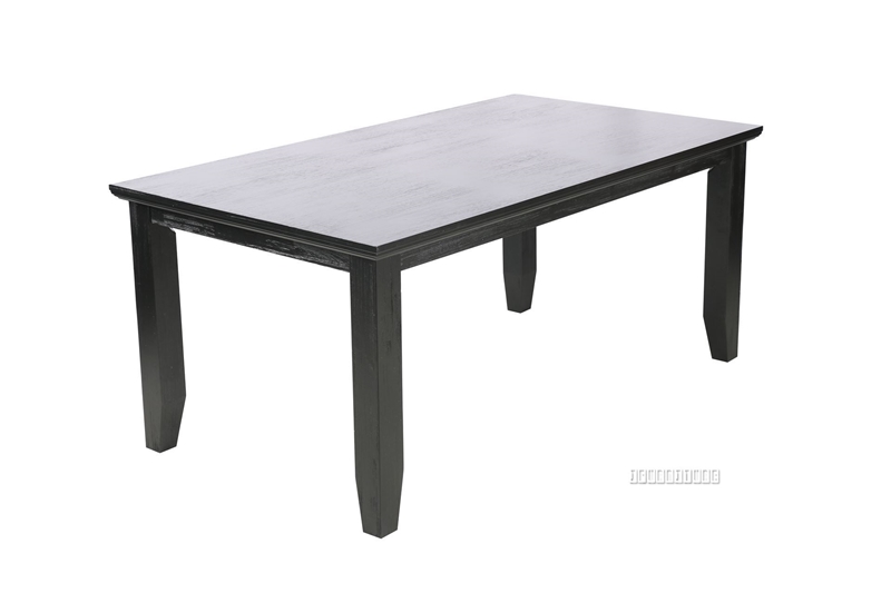 Picture of CAROL SOLID ACACIA 180 DINING TABLE *BLACK