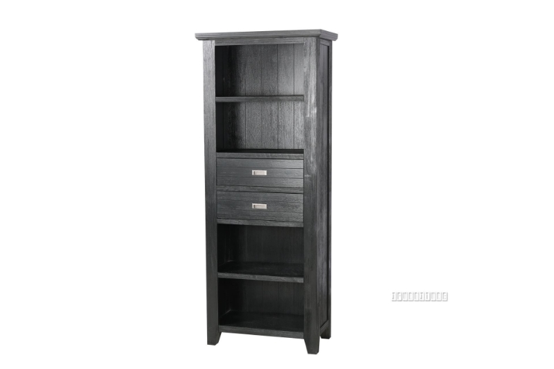 Picture of CAROL Solid Acacia Bookcase (Black)