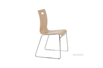 Picture of CURVE BENT WOOD CHAIR *STACKABLE