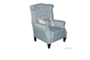 Picture of BRADFORD LOUNGE CHAIR WITH OTTOMAN *BLUE