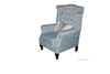 Picture of BRADFORD LOUNGE CHAIR WITH OTTOMAN *BLUE