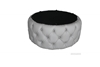 Picture of OHIO ROUND OTTOMAN *LIGHT GREY