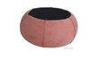 Picture of ALABAMA ROUND OTTOMAN * RED