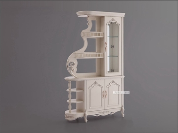 Picture of CHATEAU BAR TABLE WITH SHELF