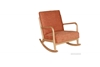 Picture of PUDDLE Rocking Chair with Stool (Orange)